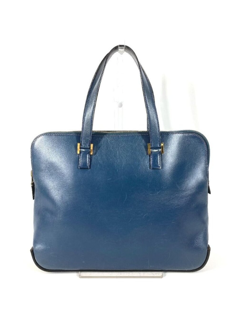 Hermes Business Bag Escapade Leather Navy